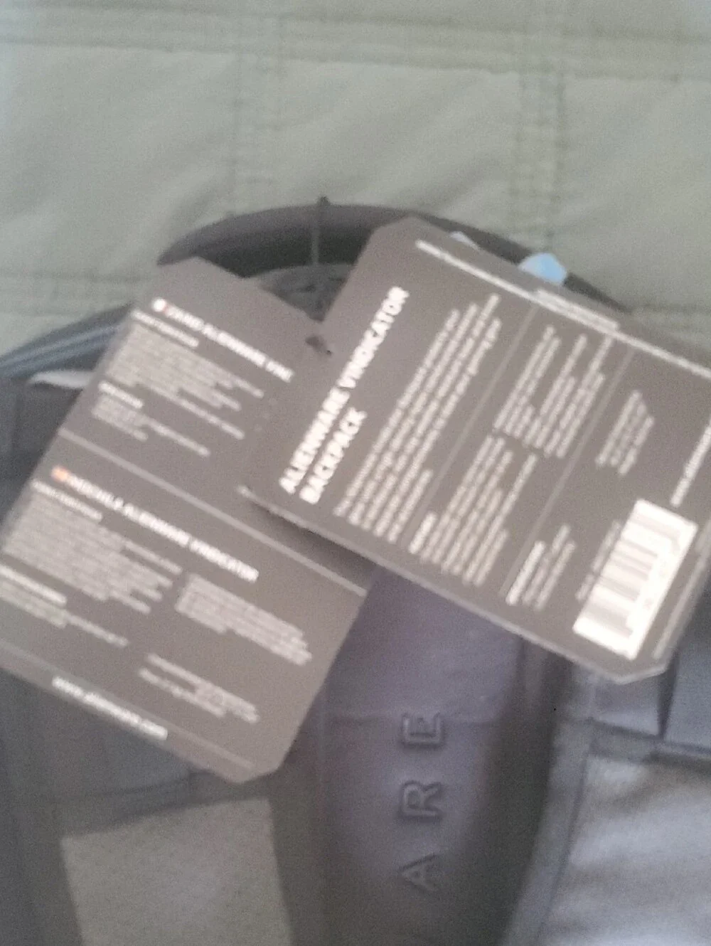 Alienware  Vindicator backpack Black Tag with White Alien Head brand new.